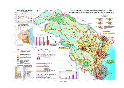 Map of Social-economic development planning to 2020, orientation to 2030 of Thanh Hoa province.jpg